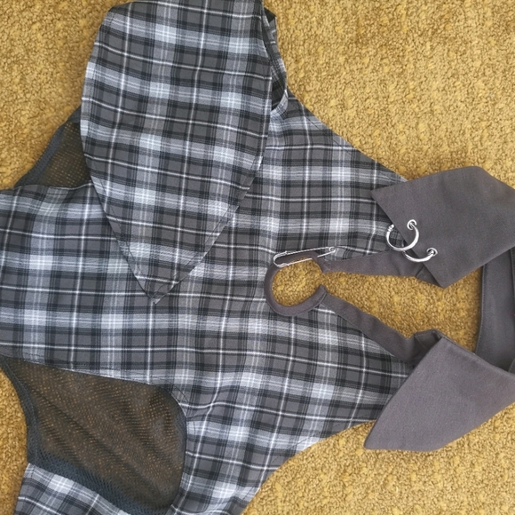 y2k checkered top tank cami shirt - Picture 5 of 9